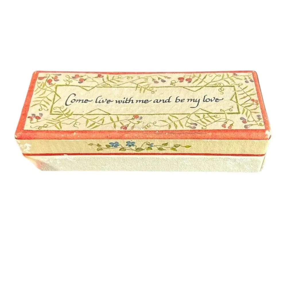 Mini Rectangular box with lid- for your love- quote- 5